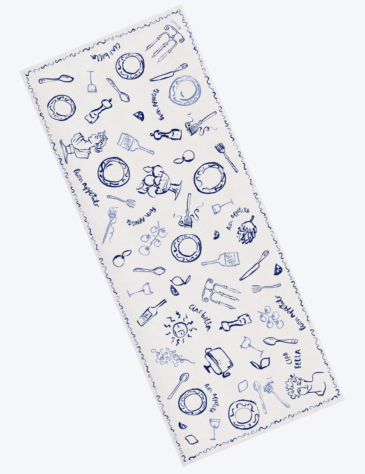Ciao Bella Linen Tablecloth