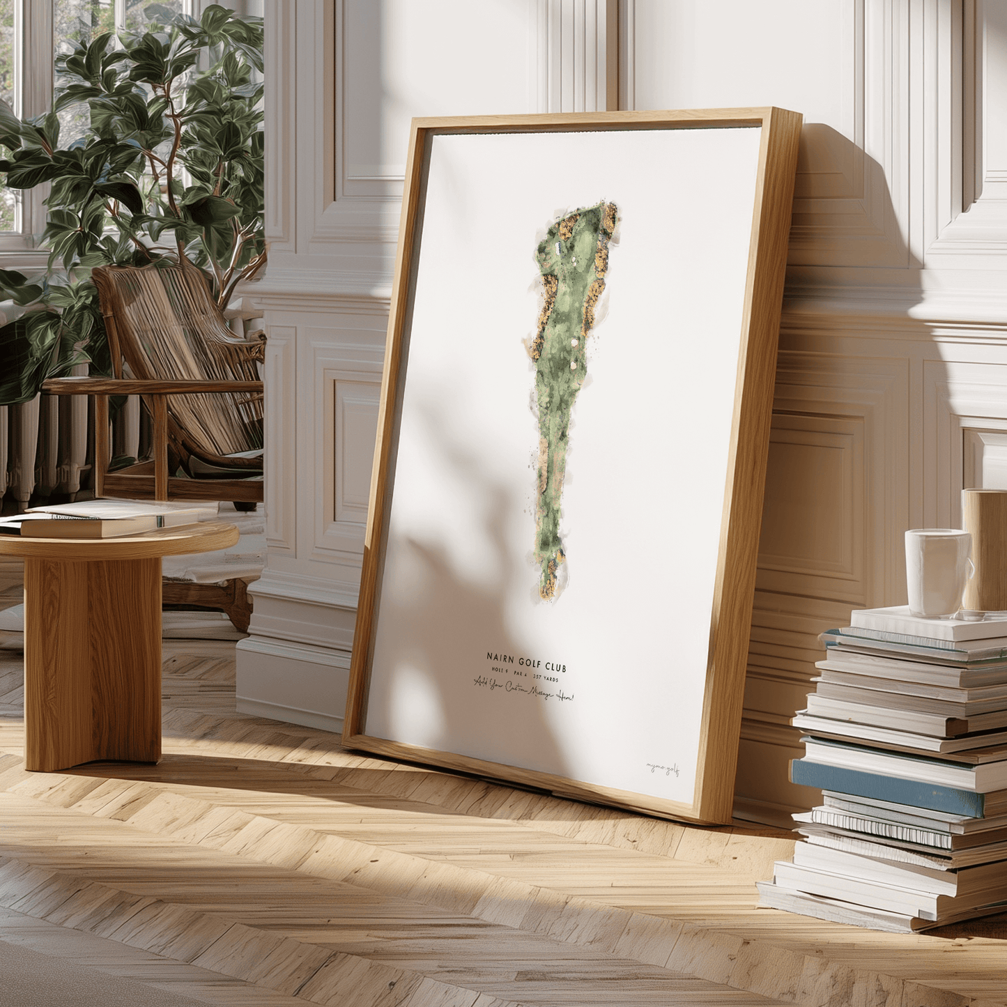 Nairn Golf Gift - Print of Hole 9 'Ice House'