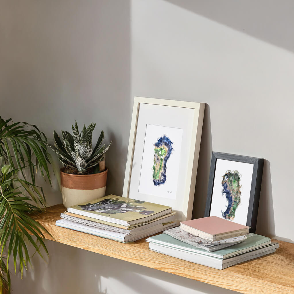 Pebble Beach Golf Gift - Print of Hole 7