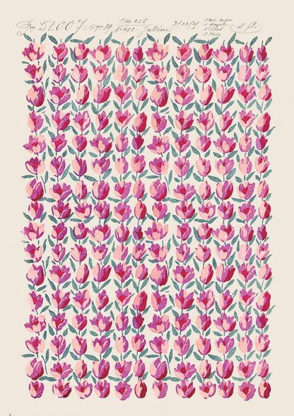 No.014 - Tulip Kisses - Vintage Archive Poster Prints