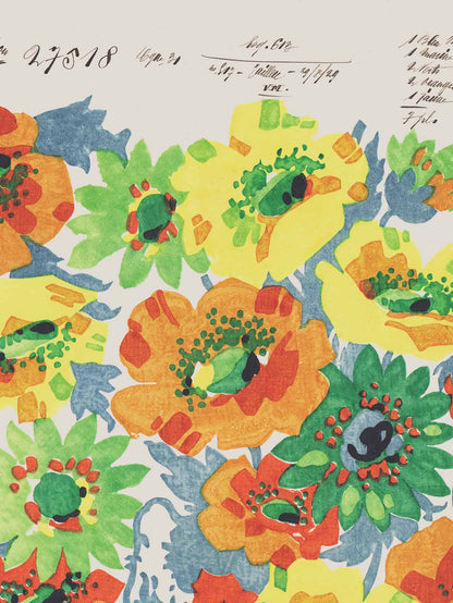 No.013 - Summer Poppies - Vintage Archive Poster Prints