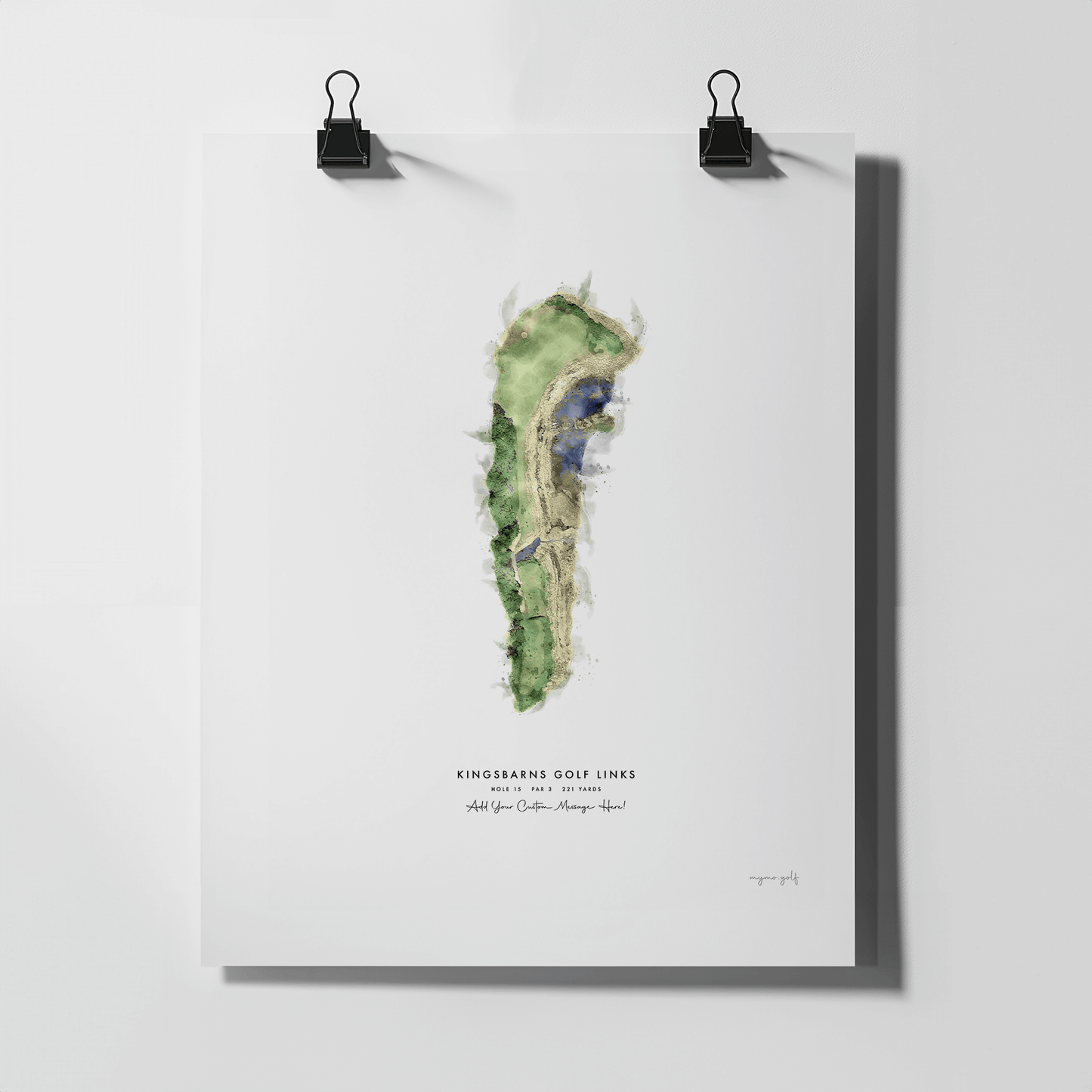 Kingsbarns Golf Gift - Print of Hole 15