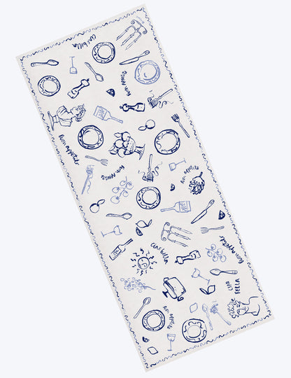 Ciao Bella Linen Tablecloth