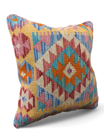 Afghan Kilim Cushion Cover - 45 x 45 cm