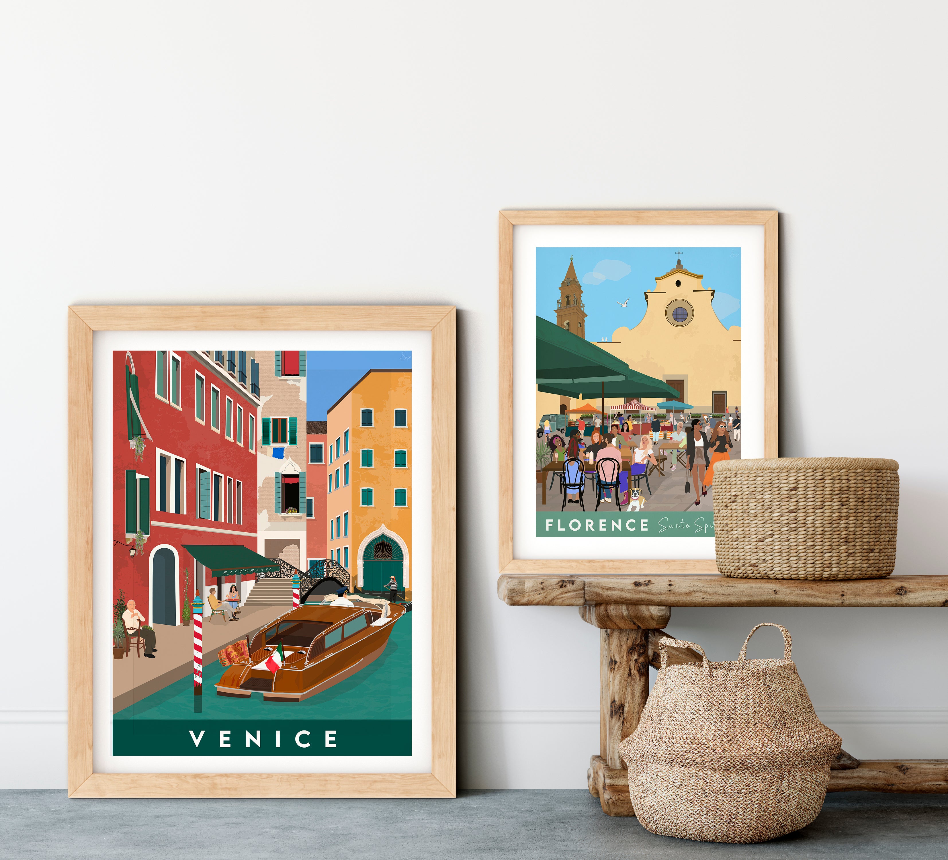 Limited edition Travel print of Venice, Italy – Travel art by SAX
