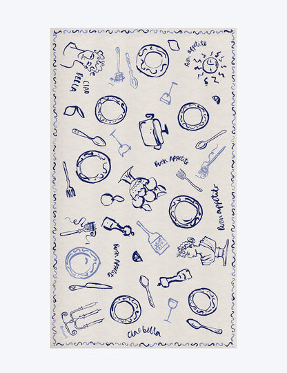 Ciao Bella Linen Tablecloth