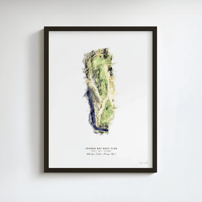 Cruden Bay Golf Gift - Print of Hole 4 Championship Course
