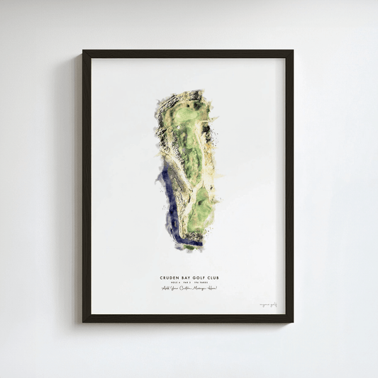 Cruden Bay Golf Gift - Print of Hole 4 Championship Course