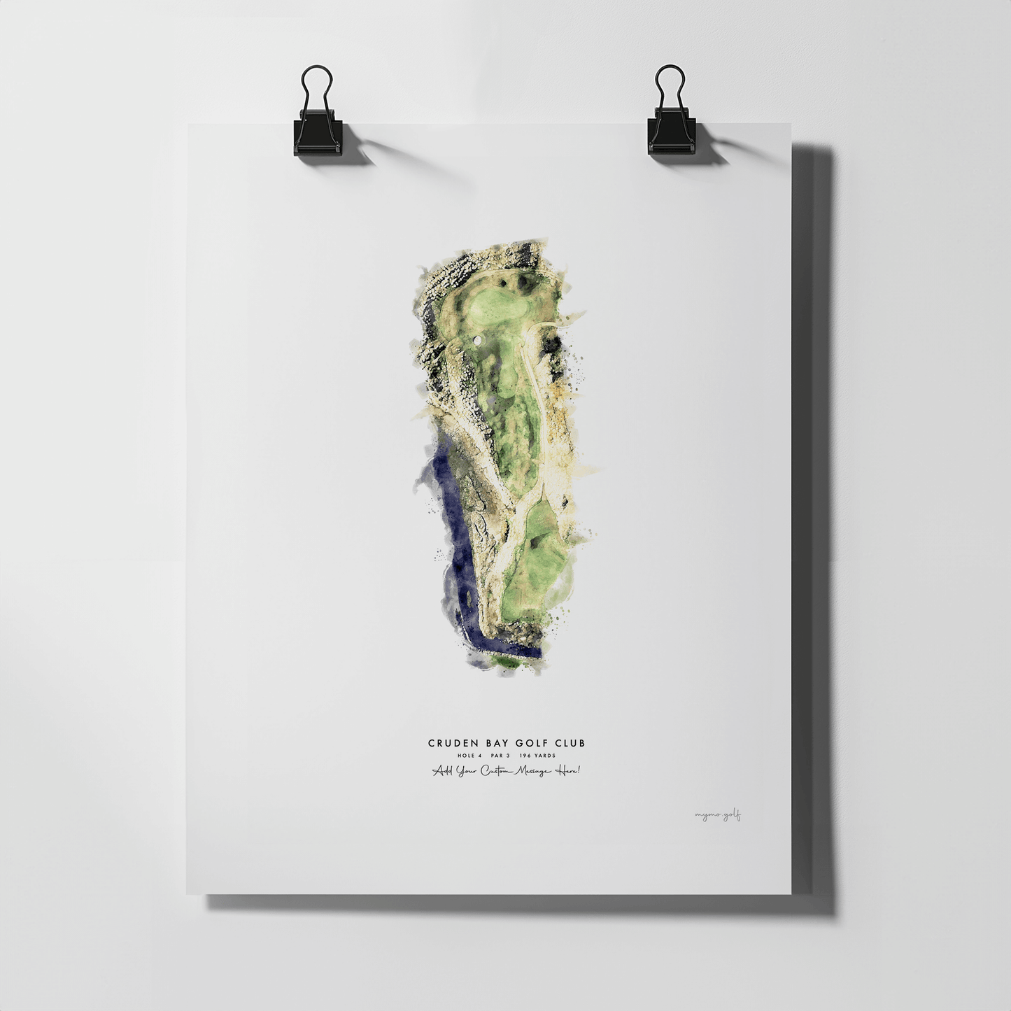 Cruden Bay Golf Gift - Print of Hole 4 Championship Course