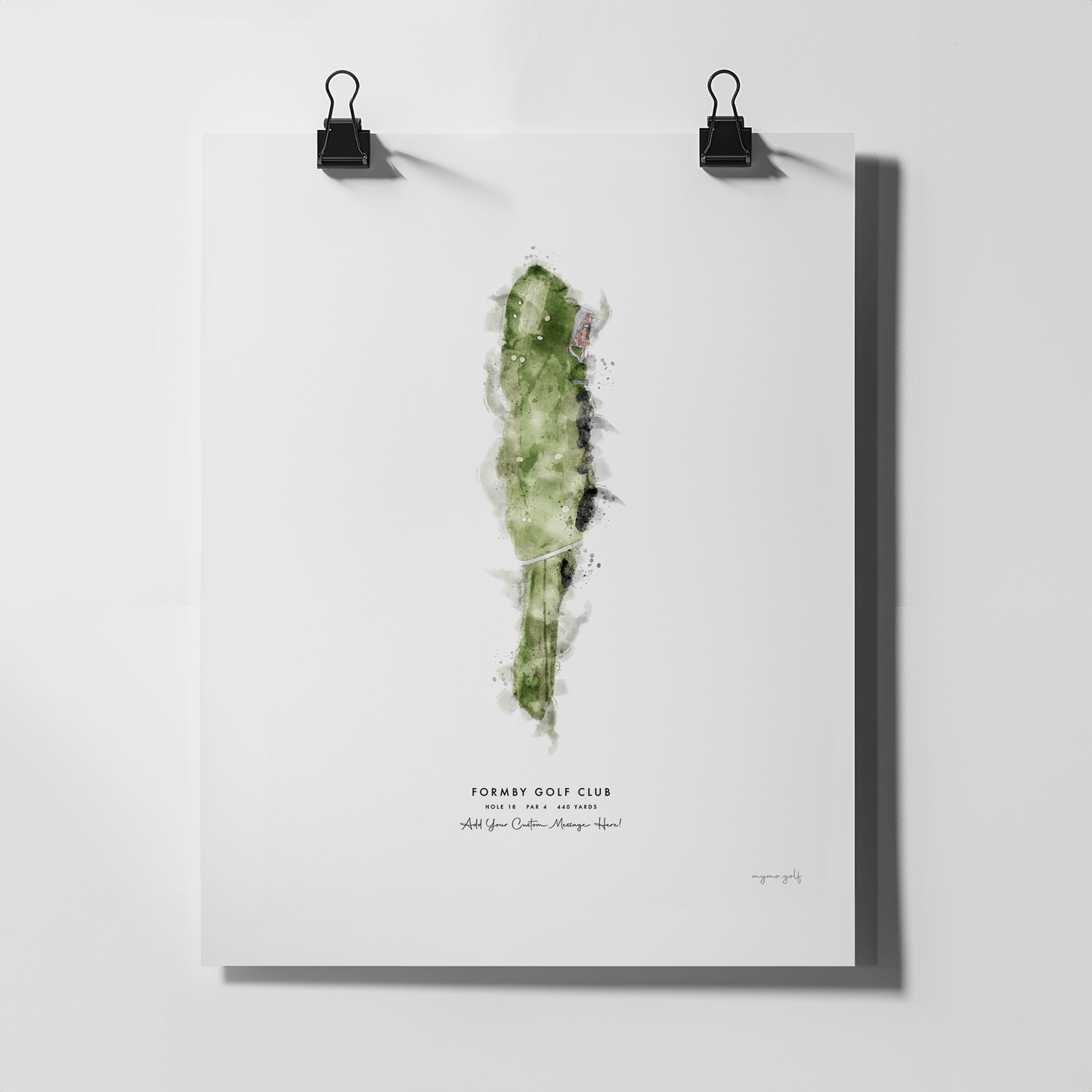 Formby Golf Gift - Print of Hole 18