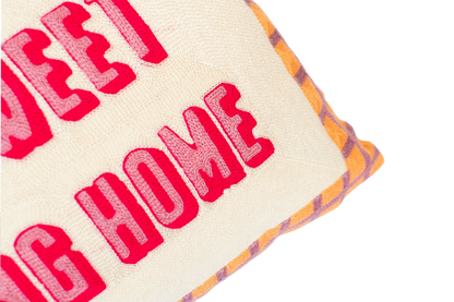 Home Sweet F*cking Home Needlepoint Cushion