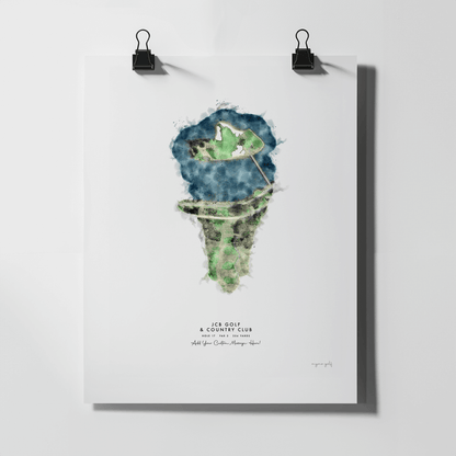 JCB Golf Gift - Print of Hole 17 at JCB Golf & Country Club