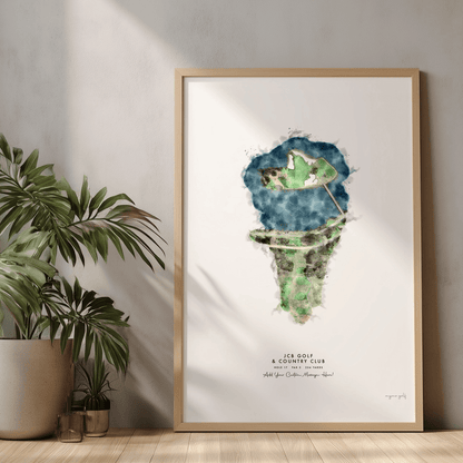 JCB Golf Gift - Print of Hole 17 at JCB Golf & Country Club