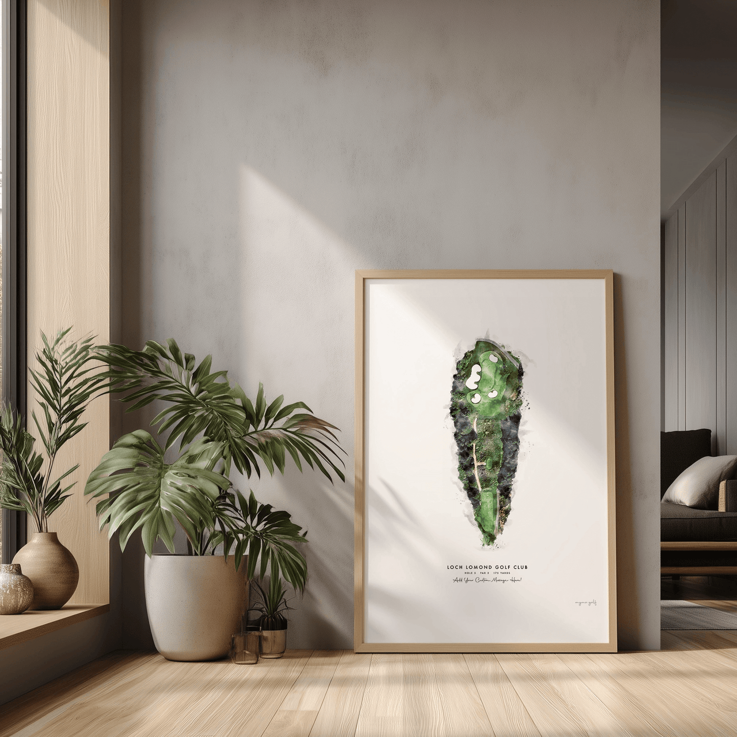 Loch Lomond Golf Gift - Print of Hole 5 'Creinch'