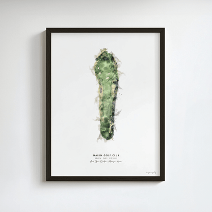 Nairn Golf Gift - Print of Hole 14 'Kopjes'