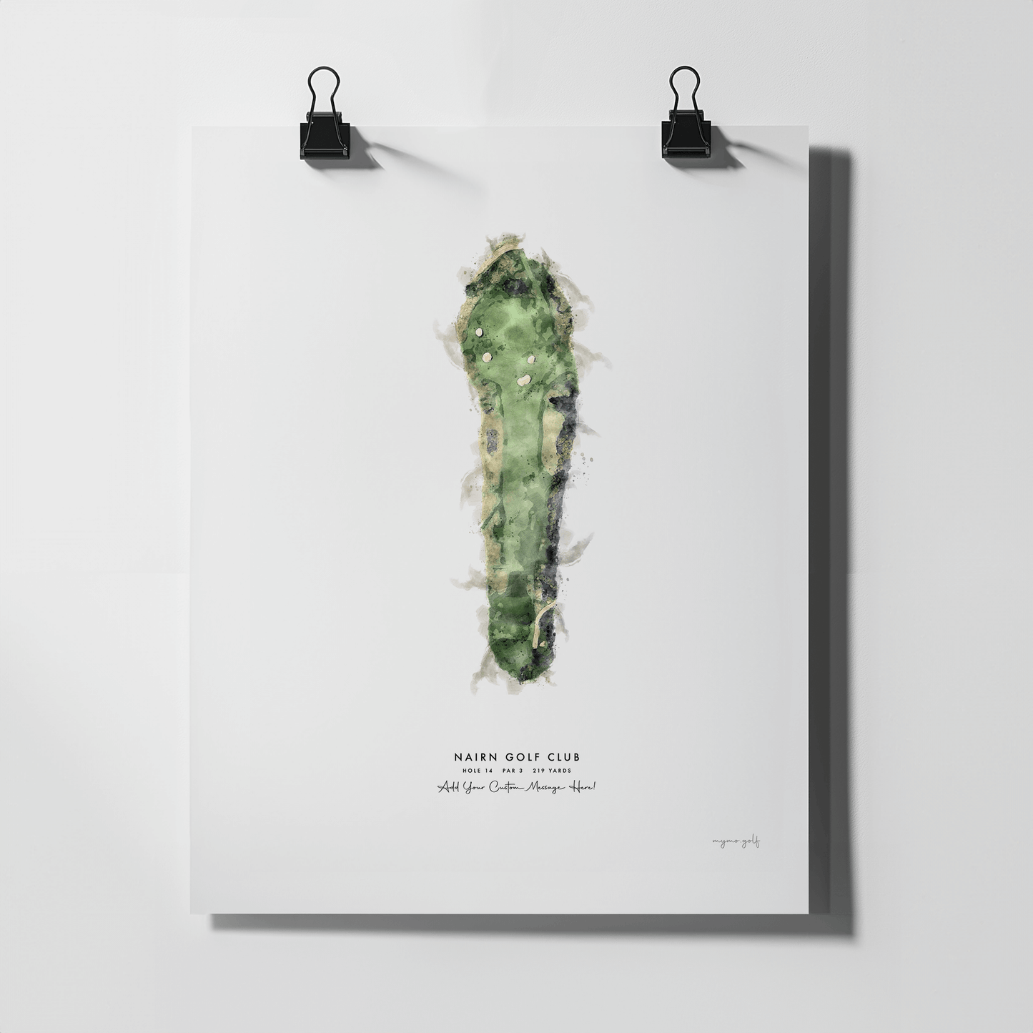 Nairn Golf Gift - Print of Hole 14 'Kopjes'