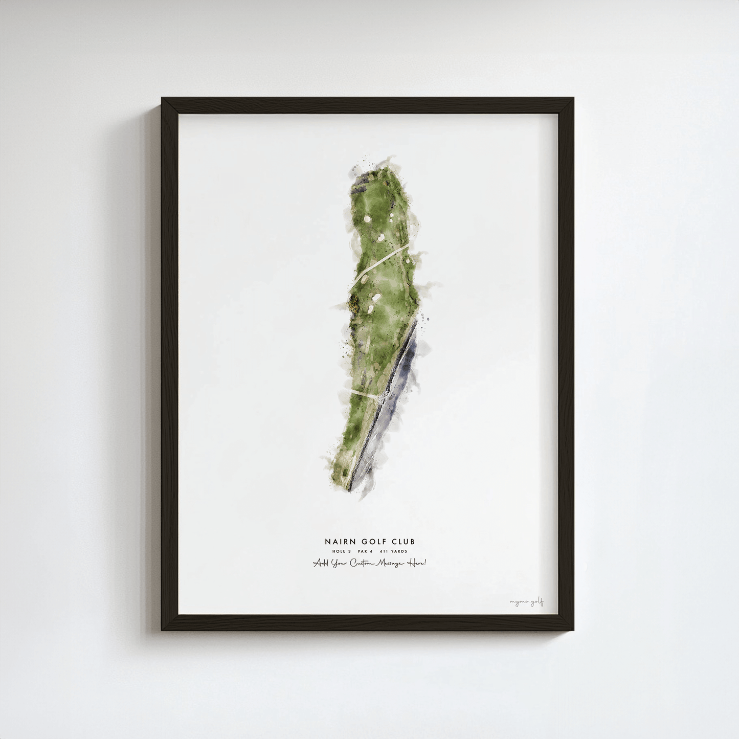 Nairn Golf Gift - Print of Hole 3 'Nest'