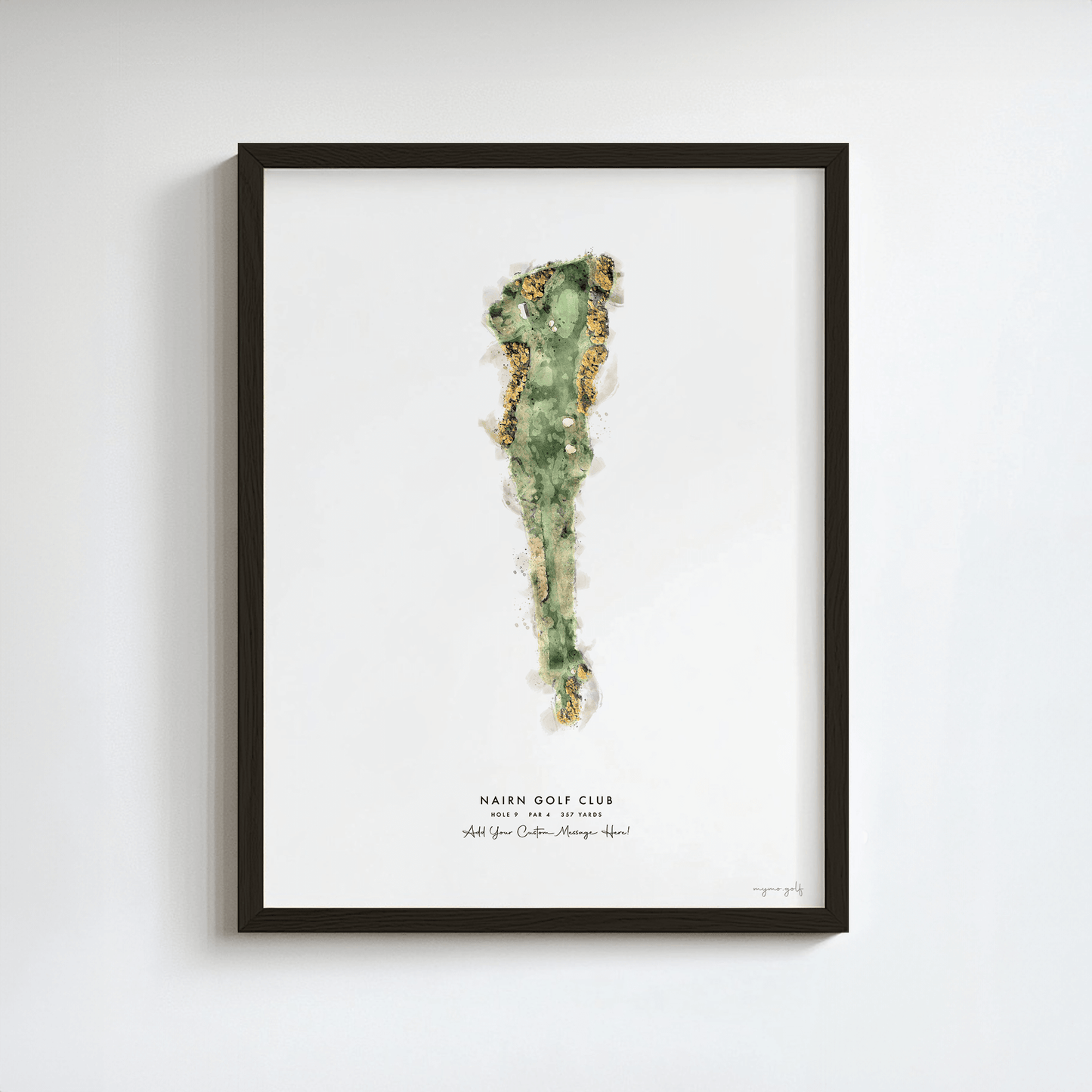 Nairn Golf Gift - Print of Hole 9 'Ice House'