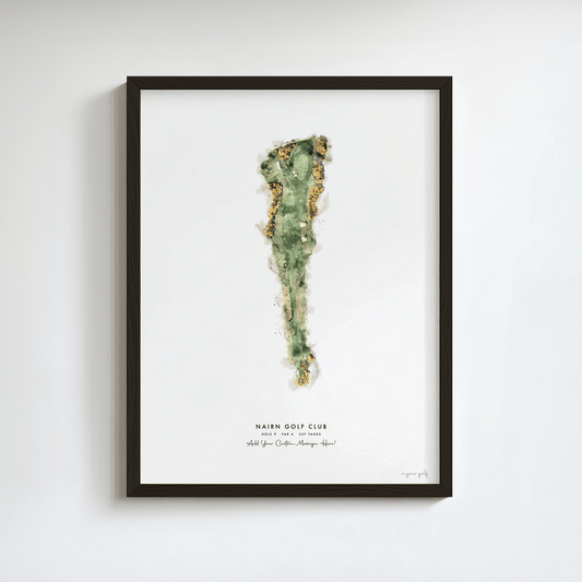 Nairn Golf Gift - Print of Hole 9 'Ice House'