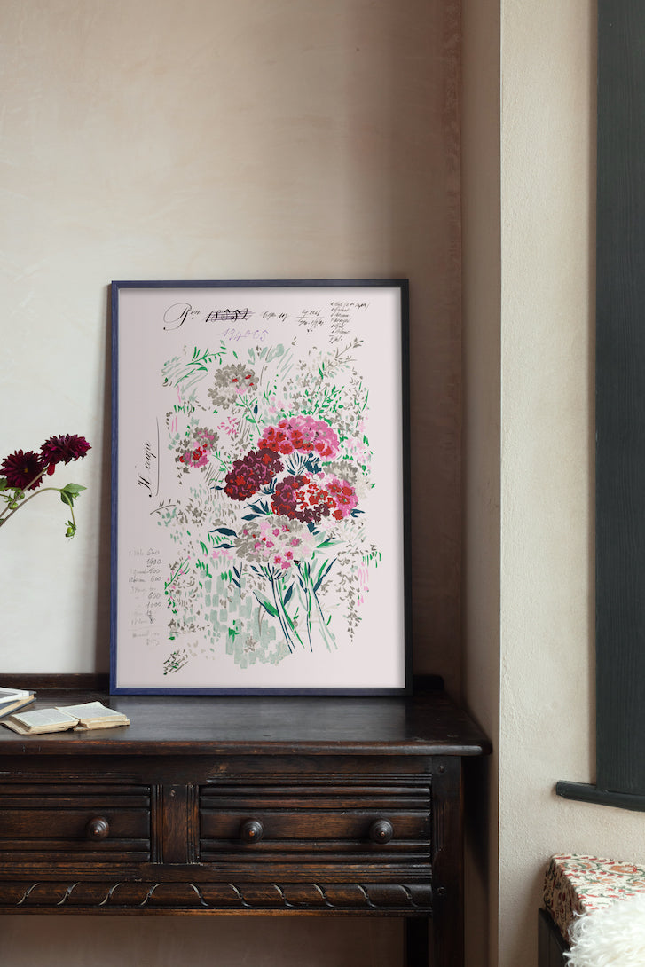 No.100 - Fleurs 1927 - Vintage Archive Poster Prints