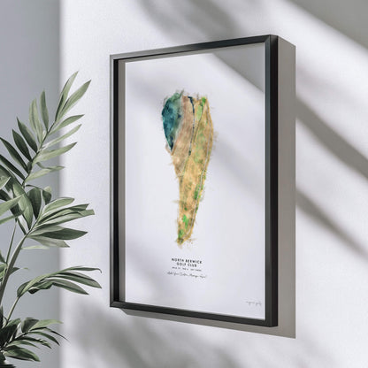 North Berwick Golf Gift - Print of Hole 13