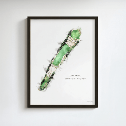 Pine Valley Golf Gift - Print of Hole 2