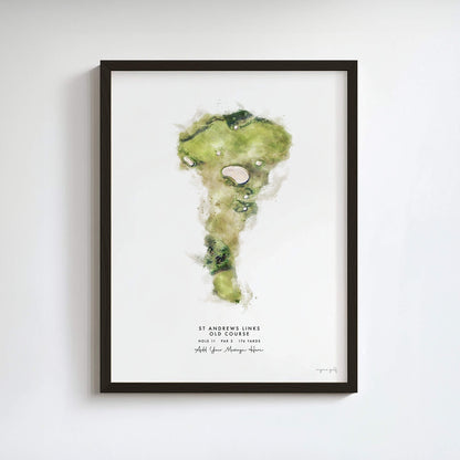 St. Andrews – Print of The Old Course, Hole 11