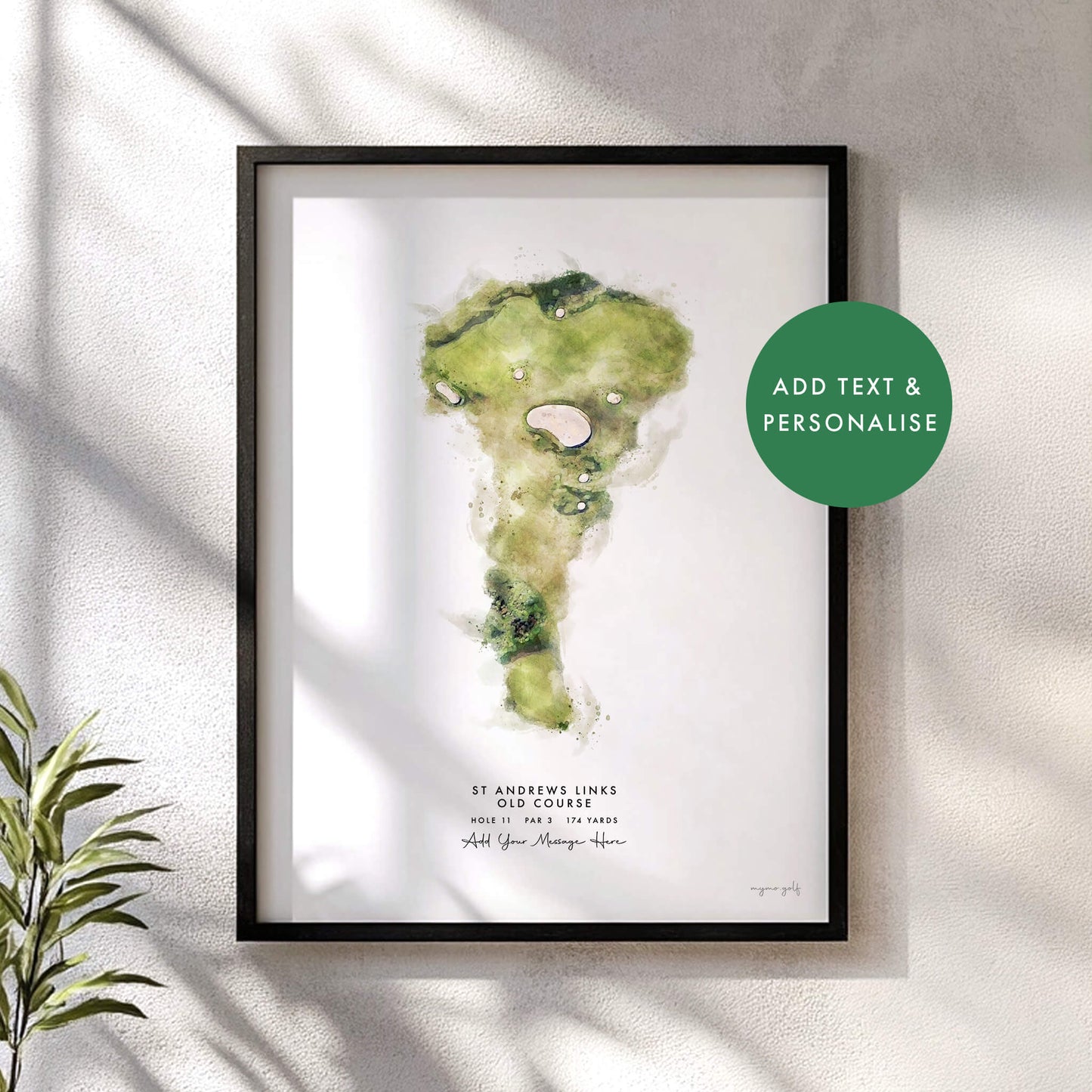 St. Andrews – Print of The Old Course, Hole 11