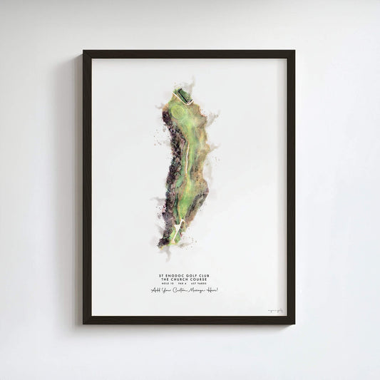 St Enodoc Golf Gift - Print of Hole 10, Church Course