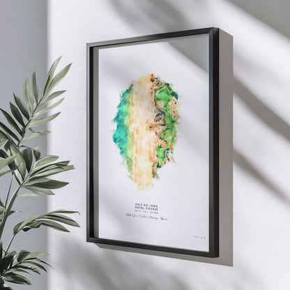 Vale Do Lobo Golf Gift - Print of Hole 16, Royal Course