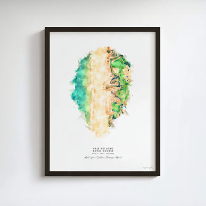 Vale Do Lobo Golf Gift - Print of Hole 16, Royal Course