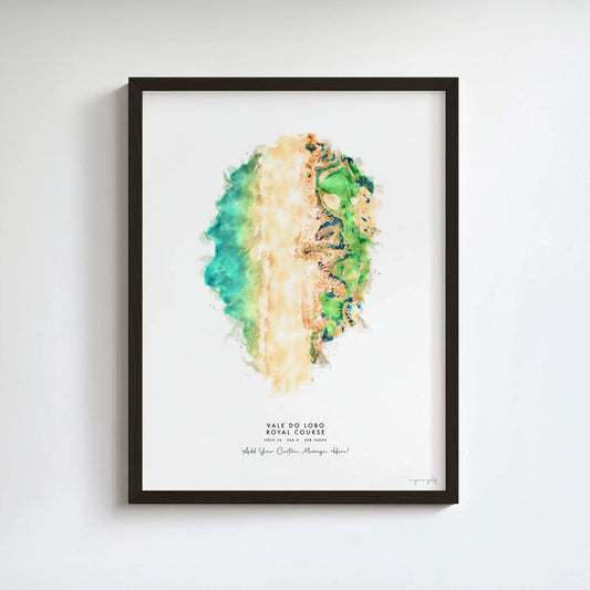 Vale Do Lobo Golf Gift - Print of Hole 16, Royal Course
