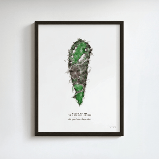 Woodhall Spa Golf Gift - Print of Hole 5, Hotchkin Course